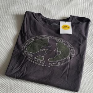Dark Gray Life is Good tshirt